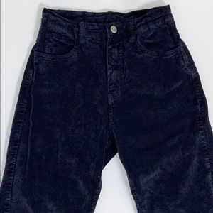 Brandy Melville navy blue corduroy pants